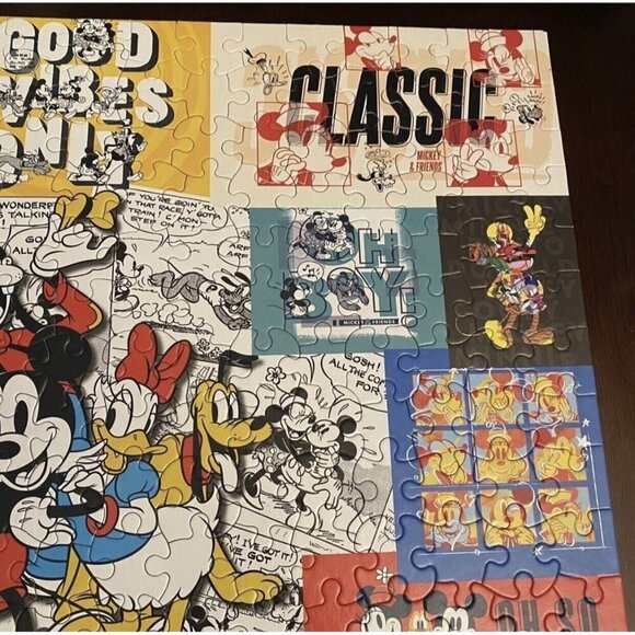 Disney Ceaco Mickey and Friends 300 Oversized Puzzle Pieces 100% COMPLETE - Picture 6 of 10